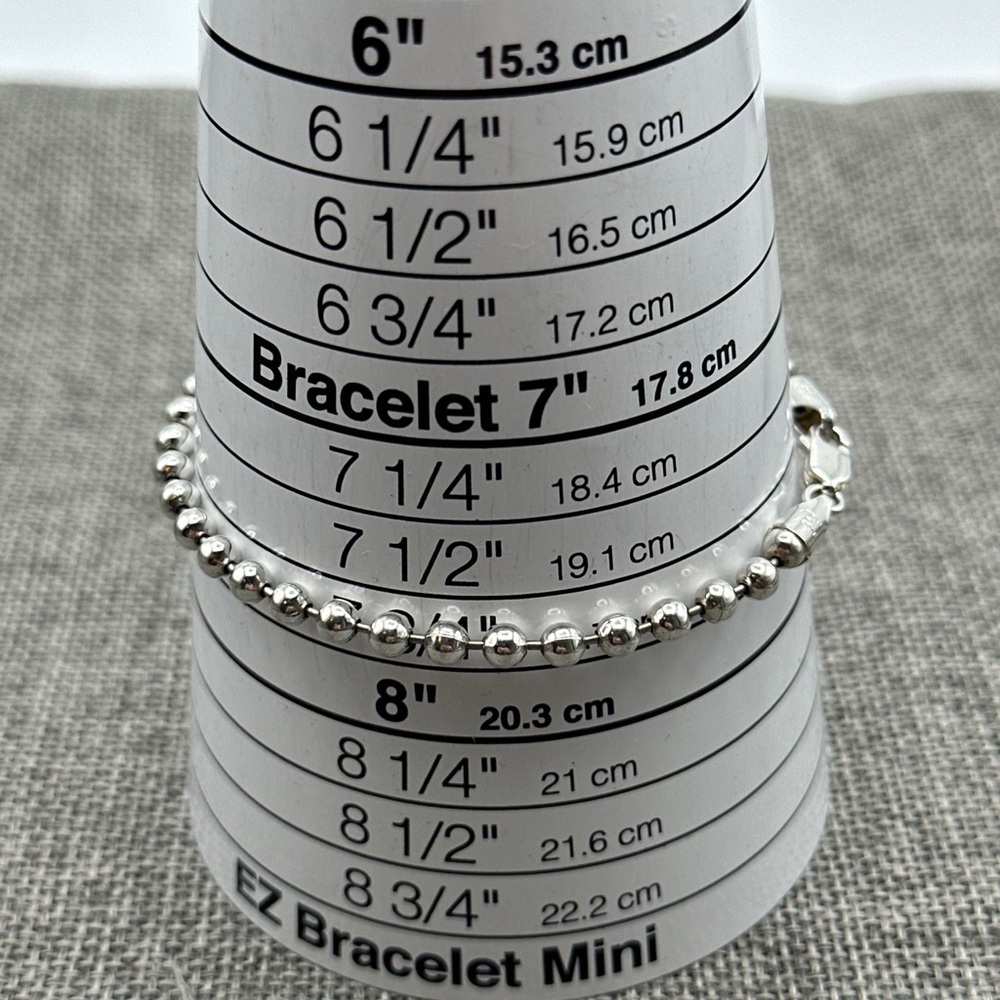 Vintage Sterling silver bracelet Italy #046 - Picture 3 of 8